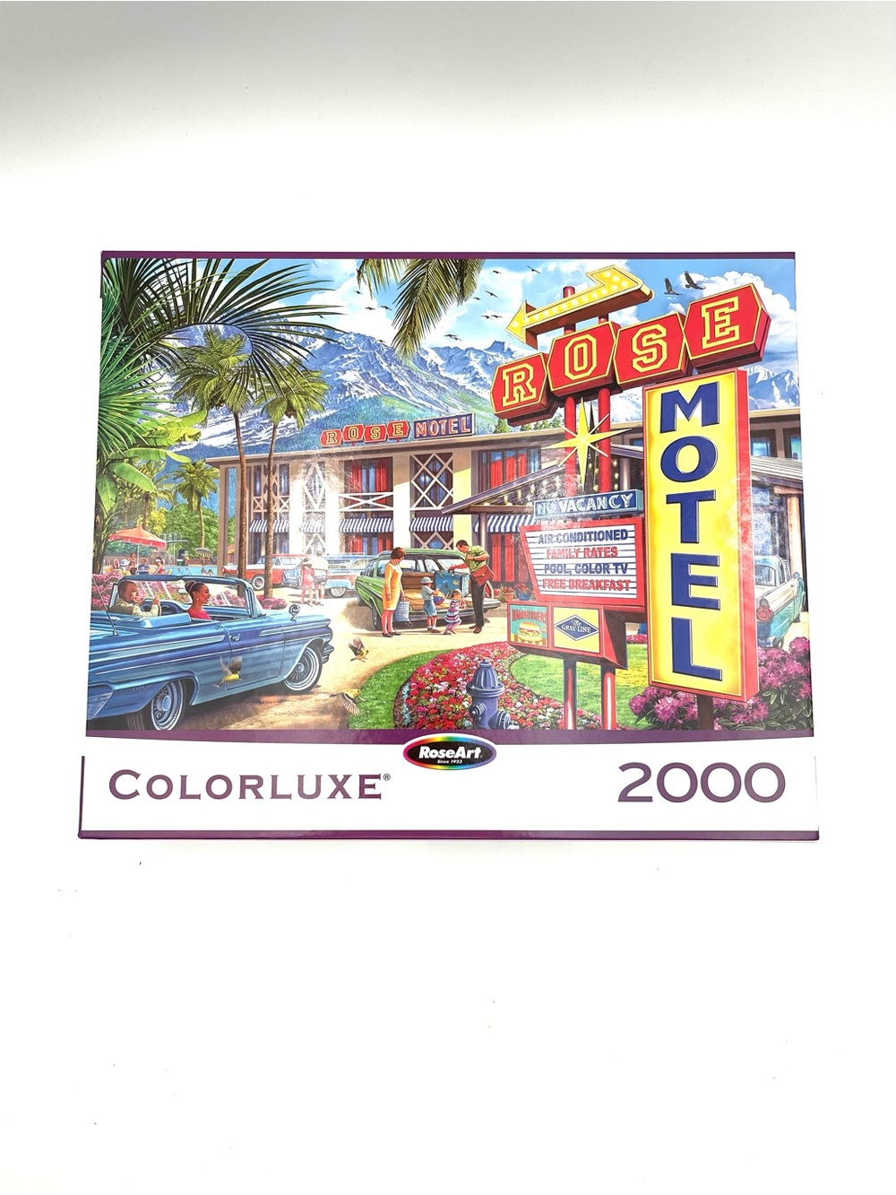 Rose Art ColorLuxe 2000-Piece Puzzle - Vintage Rose Motel